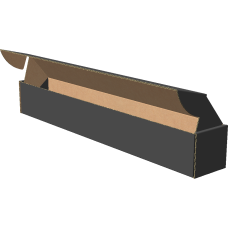 Самосборная коробка 396х55х63 мм, Т-22 "Е" чёрный