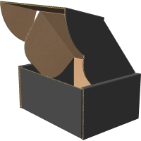 Самосборная коробка 100x80x50 мм, Т-22 "Е" чёрный