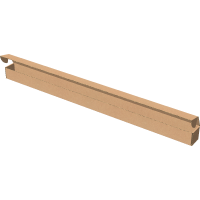 Самосборная коробка 1020х60х60 мм, Т-22 "Е" бурый