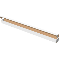 Самосборная коробка 1020х60х60 мм, Т-22 "Е" белый